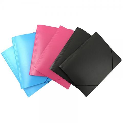 Frosted Poly 3-Flap Folder | 200-Sheet Capacity | SHOWCHEER®